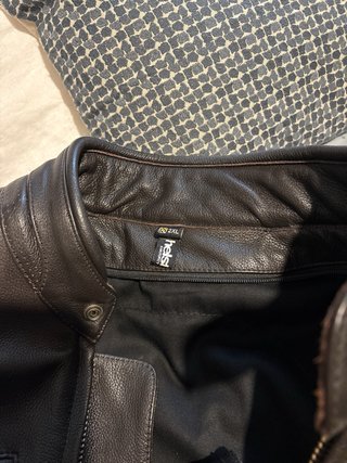 Cazadora de piel para moto Talla 2XL