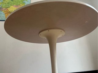 Mesa redonda blanca IKEA DOCKSTA