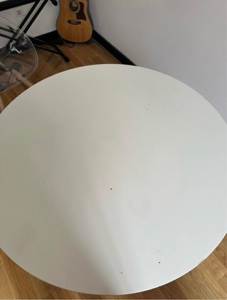 Mesa redonda blanca IKEA DOCKSTA