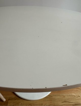 Mesa redonda blanca IKEA DOCKSTA