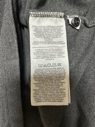 Polo Nike gris talla XL deportivo