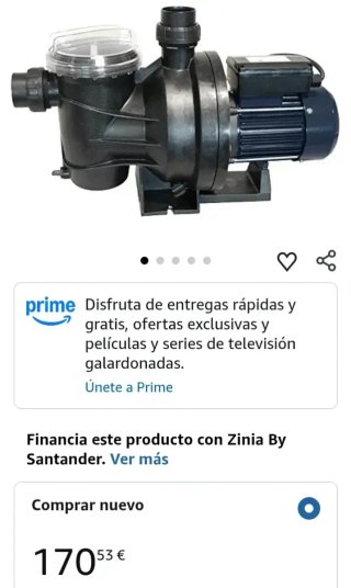 Bomba de filtración para piscina SpidO