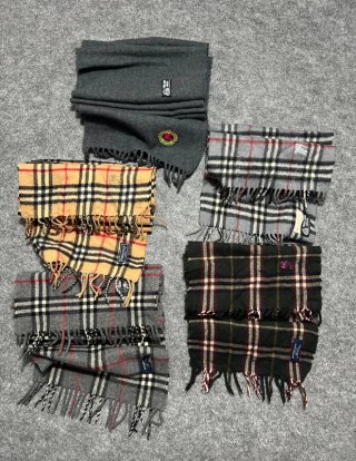 Bufandas Burberry Originales Beige y Gris