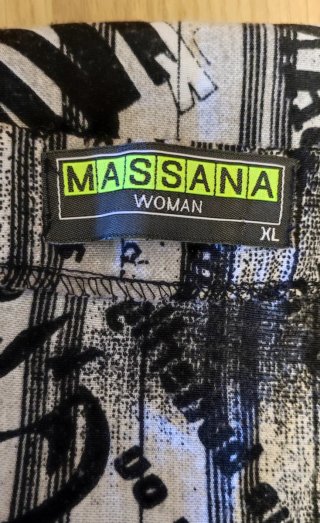Vestido Massana Estampado T/XL