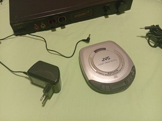 Sintonizador JVC + Amplifi. Karaoke Boman+discman