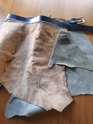 Cinturón/Falda Medieval Cuero