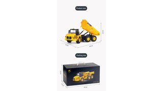 Pack Excavadora+camión+bulldozer HUINA RC