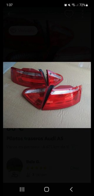 Pilotos Traseros Audi A5 Halógenos