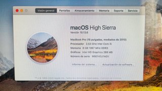 MacBook Pro 15 Apple (2010)