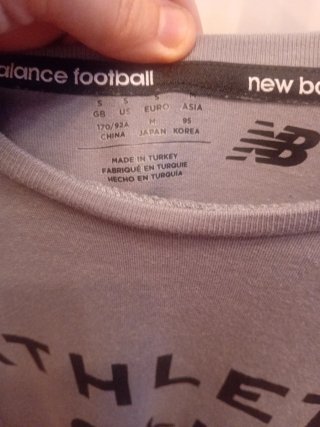 Camiseta Athletic Club New Balance Gris