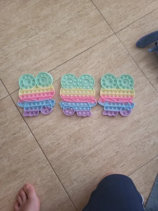 3 Popit Ranas Arcoíris