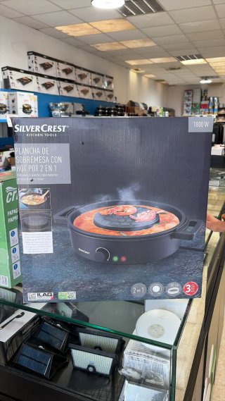 SilverCrest Plancha Hot Pot 2 en 1