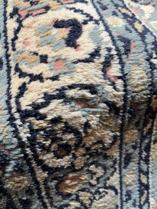 Tappeto lana vintage 170x120 beige/tea