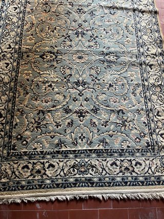Tappeto lana vintage 170x120 beige/tea