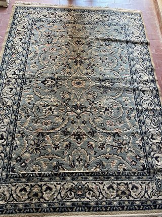 Tappeto lana vintage 170x120 beige/tea