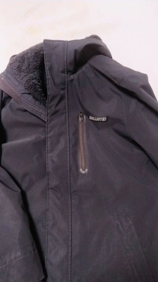 Chaqueta Hollister Negra Talla L