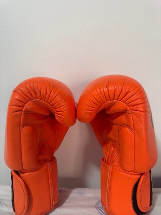 Guantes Boxeo/Muay Thai Twins 12 oz Naranja