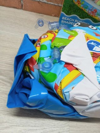 Piscina Hinchable Infantil con Parasol