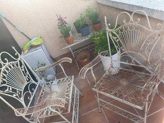 Conjunto 2 Sillas Jardín + Mesa Metal