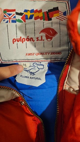 Plumifero Pulpon Rojo y Blanco