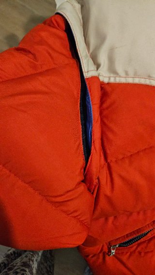 Plumifero Pulpon Rojo y Blanco