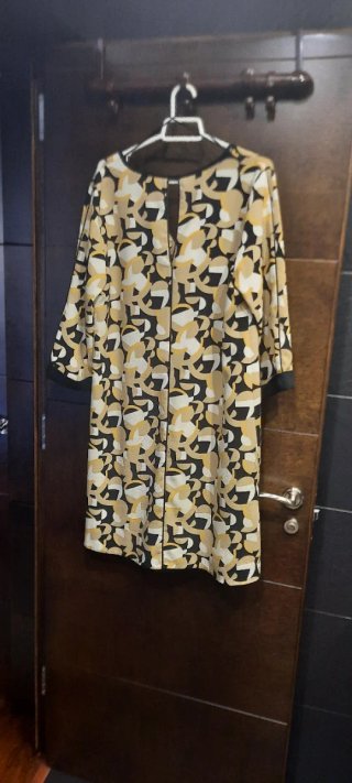 Vestido Zara estampado