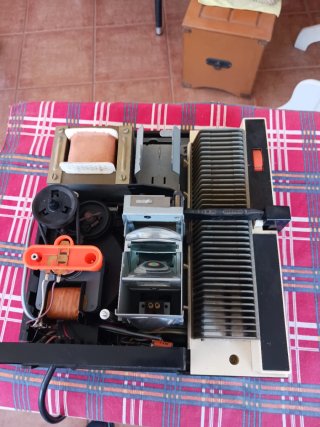 Proyector Diapositivas Beige/Negro