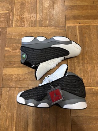 Jordan 13 Scarpe Uomo Bianco Grigio Nero