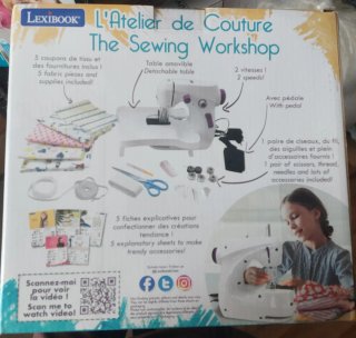 Máquina de coser Lexibook + accesorios