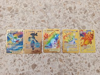 Cartas Pokémon VMAX V ASTRO GX Metálicas NUEVAS