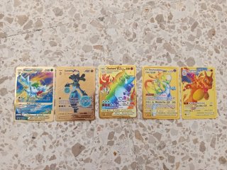 Cartas Pokémon VMAX V ASTRO GX Metálicas NUEVAS
