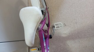 Bicicleta per Bambina Viola con Ruote da 14 Pollici