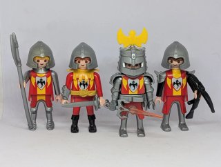 Playmobil Caballeros Dragón (4 figuras)