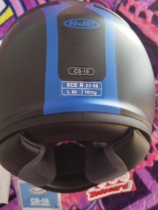 Casco Moto HJC CS-15 Azul Negro
