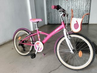 Bicicleta infantil rosa