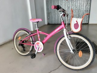 Bicicleta infantil rosa