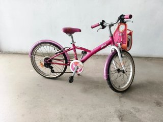Bicicleta infantil rosa