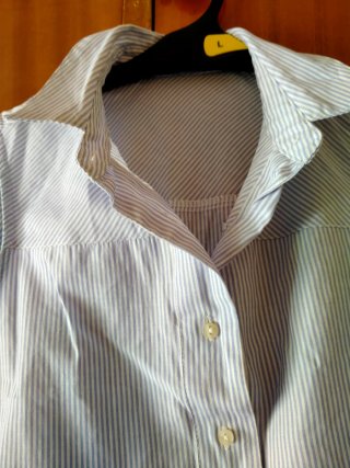Blusa sin mangas rayas