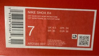 Nike Shox R4 Ironstone, talla 38