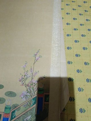 Pintura China Antigua sobre Seda y Papel