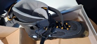 Patines K2 Negro/Amarillo Uso 2 Veces Talla 44,5
