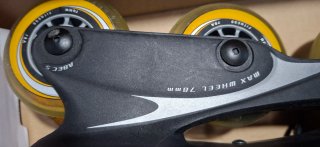 Patines K2 Negro/Amarillo Uso 2 Veces Talla 44,5