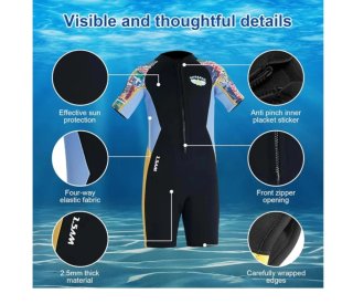 Traje Neopreno Buceo Corto Infantil