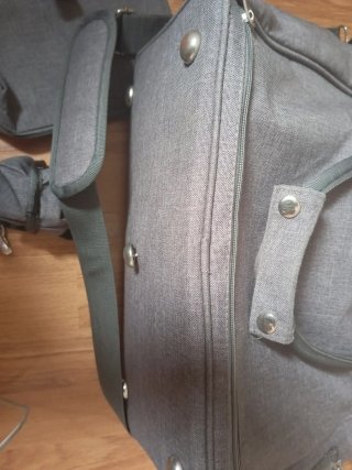 Bolso Maternal Gris