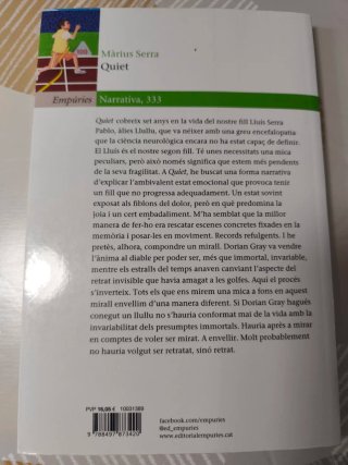 Lectura en catalán. Titulo Quiet