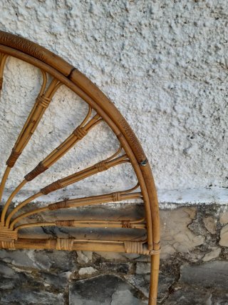 Cabeceros vintage de mimbre (2 unidades)