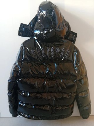 Chaqueta Trapstar brillante negra