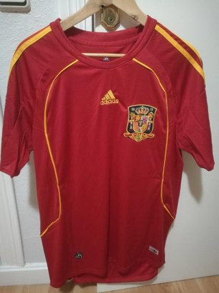 Camiseta España Euro 2008 Adidas Roja