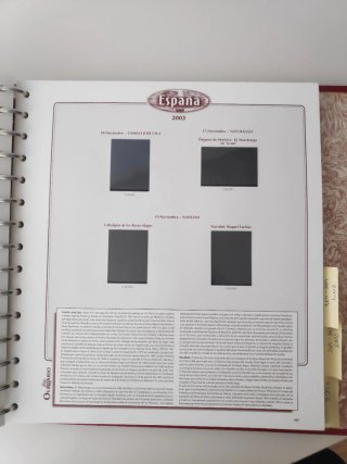 Hojas Olegario Sellos España 2002-2006 leer