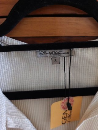 Bolero blanco talla S